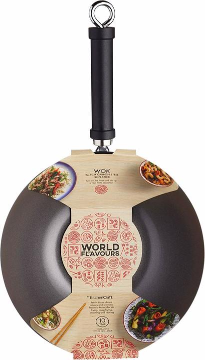 Actual product image World of Flavours Orient (30 cm, Wok, Carbon steel)