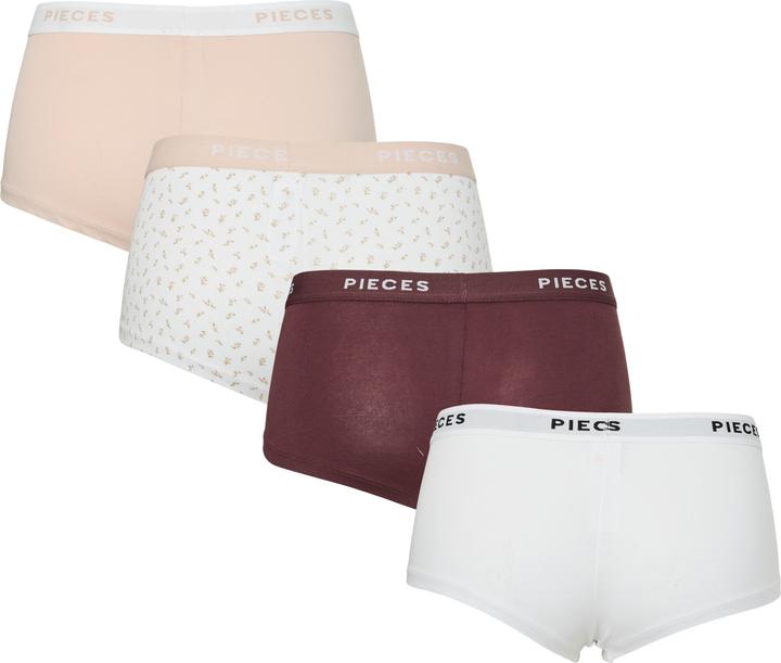 Immagine prodotto Pieces PCLOGO 4er-Pack Boxershorts (XS, confezione da 4)