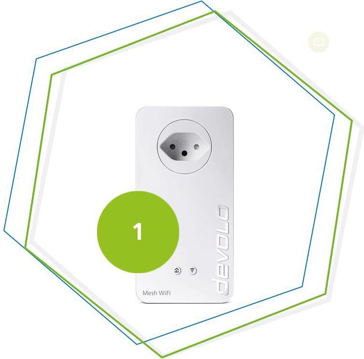 Produktbild Devolo Mesh WiFi 2 Multiroom Kit (2400 Mbit/s)