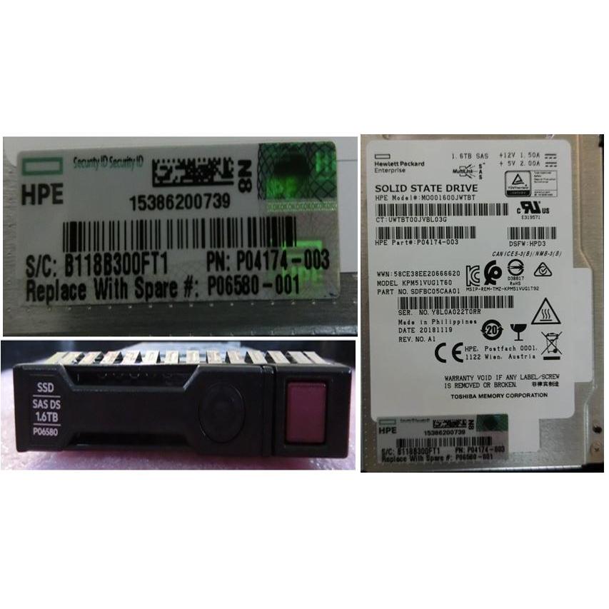 Thumbnail - HPE 1.6TB SAS Solid State Drive (1600 GB, 2.5"), SSD