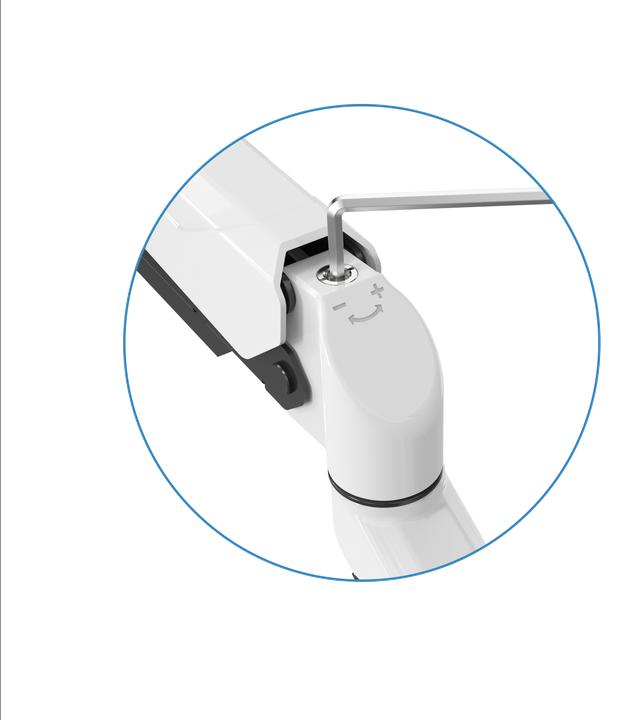 Actual product image Rockstable Prof. Single USB White (Table, 32")