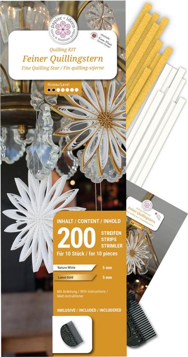 Produktbild Papier+ideen Quilling-Set "Fine Stars"