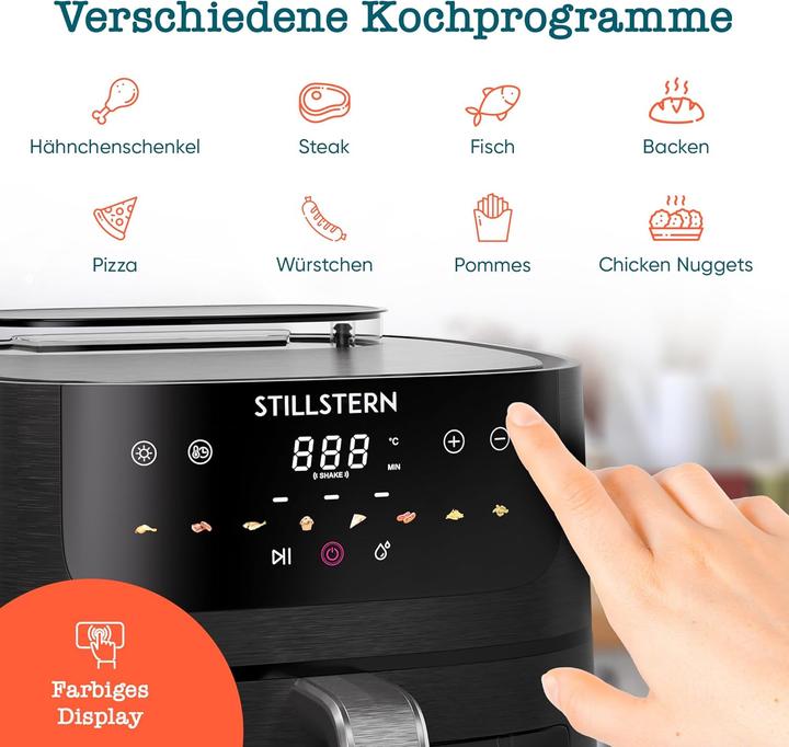 Immagine prodotto Stillstern Steam Pro View Airfryer mit Sichtfenster