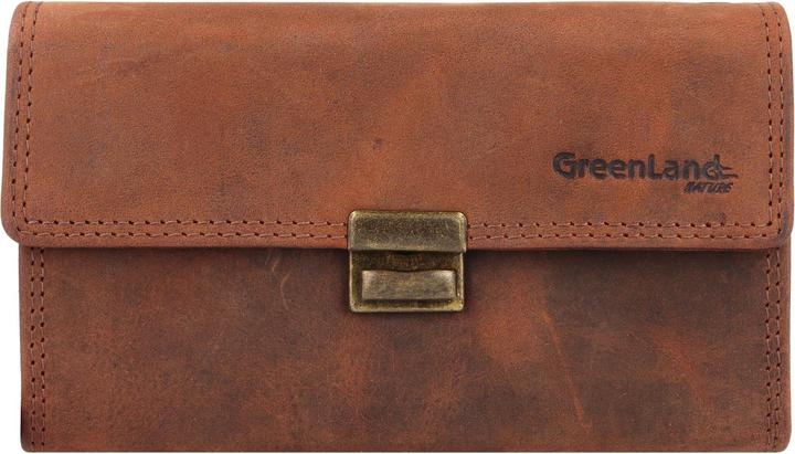 Actual product image Greenland Nature Montenegro waiter's wallet RFID leather wallet 16.5 cm