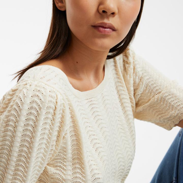 Produktbild La Redoute Collections Feinstrickpullunder mit rundem Ausschnitt (XXL)