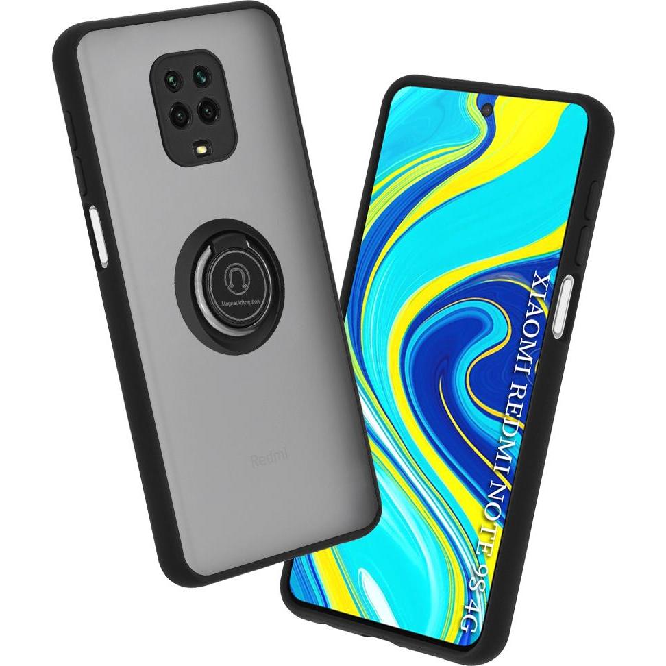 Techsuit - Glinth - Xiaomi Redmi Note 9S / Note 9 Pro / Note 9 Pro Max - Black (Xiaomi Redmi Note 9 Pro, Xiaomi Redmi Note 9 Pro Max, Xiaomi Redmi Not