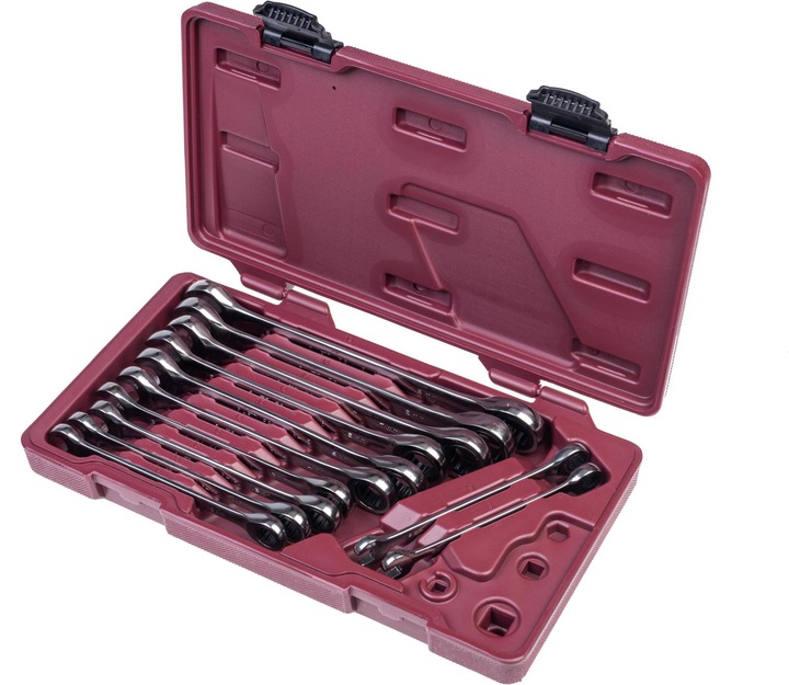 Produktbild Kraftwerk Ringgabelschlüssel-Set (8 mm, 9 mm, 10 mm, 11 mm, 12 mm, 13 mm, 14 mm, 15 mm, 16 mm, 17 mm, 18 mm, 19 mm)