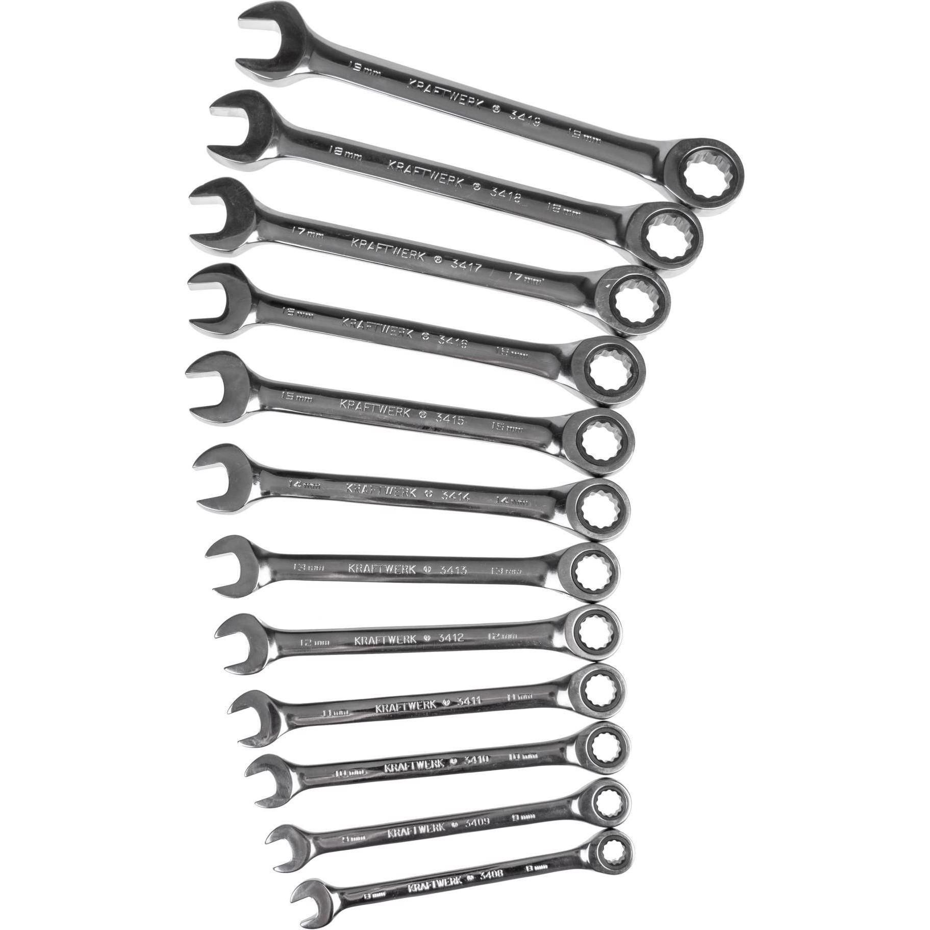 Thumbnail - Kraftwerk, Schraubenschlüssel, Ringgabelschlüssel-Set (8 mm, 9 mm, 10 mm, 11 mm, 12 mm, 13 mm, 14 mm, 15 mm, 16 mm, 17 m...