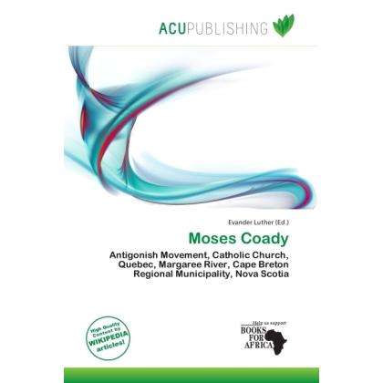 Moses Coady, Sachbücher