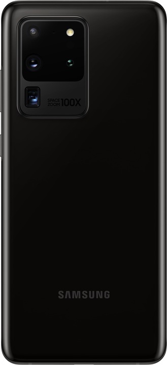 Produktbild Samsung Galaxy S20 Ultra 5G (128 GB, Schwarz, 6.90", SIM + eSIM, 108 Mpx, 5G)