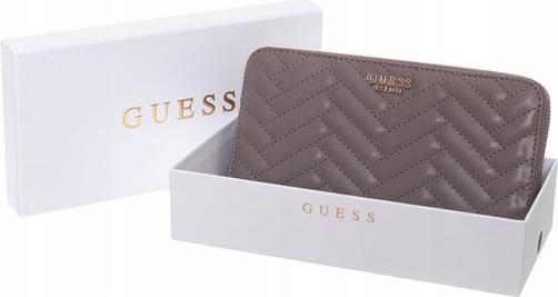 Produktbild Guess Anning SLG Damen Geldbörse mit Reissverschluss, gross, Beige Drt