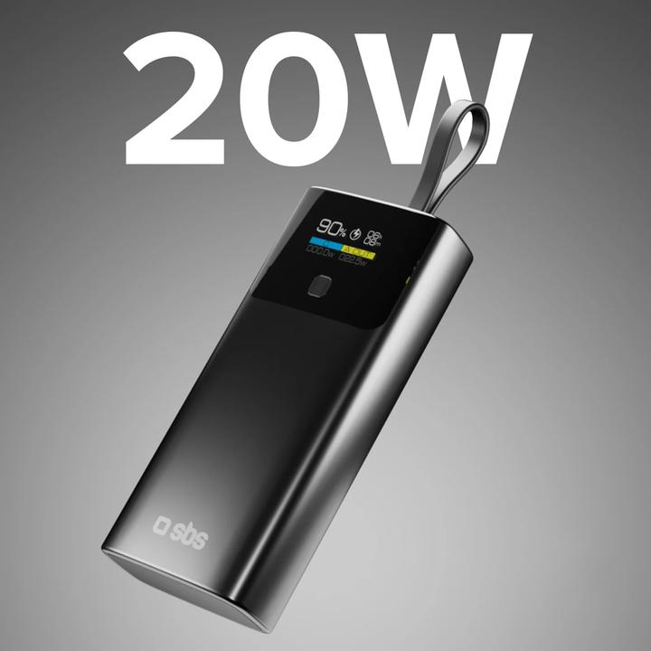 Immagine prodotto SBS Powerbank (10000 mAh, 22.50 W)