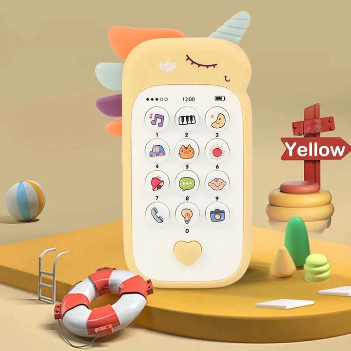 Produktbild Activity Board Baby Telefon Spielzeug Musik Sound Telefon Schlafen Spielzeug mit Beissring Simulation Telefon