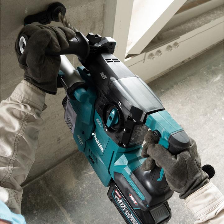 Image du produit Makita Marteau combiné sans fil 40V SDS-PLUS HR008GM202 / 2x batterie4,0 Ah en coffret de transport
