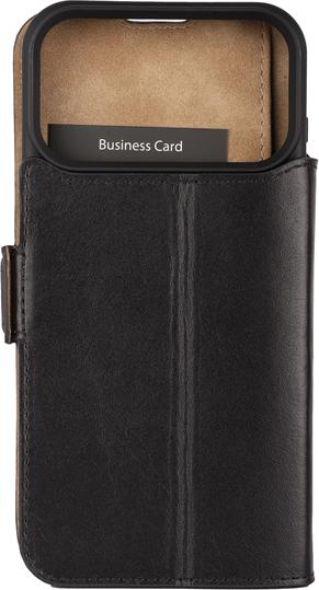 Produktbild Mike Galeli Book-Cover Leder Fabio black (Apple iPhone 17 Pro)