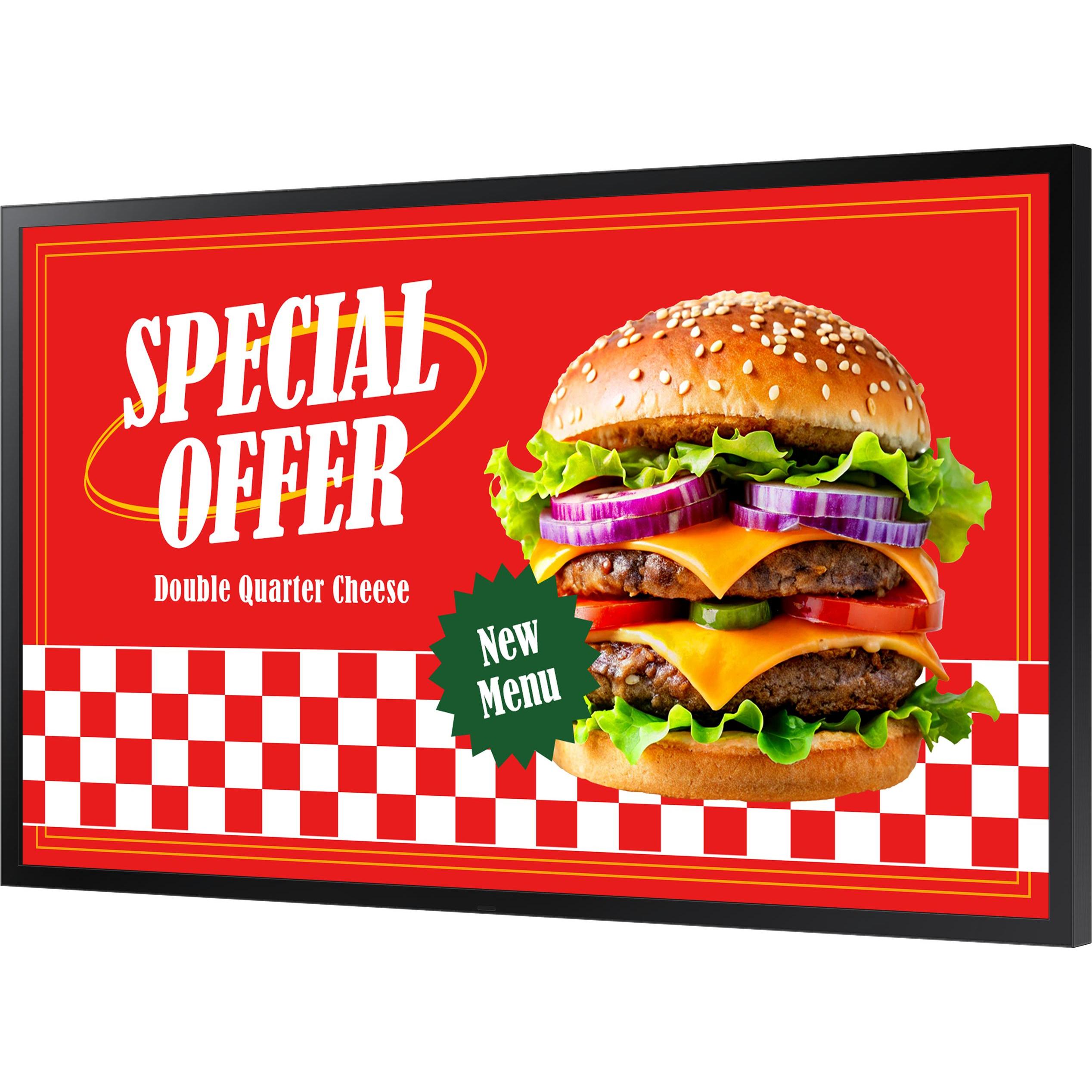 Samsung OH55DX 55IN FHD 3500CD 24/7 (1920 x 1080 Pixel, 55"), Digital Signage, Schwarz