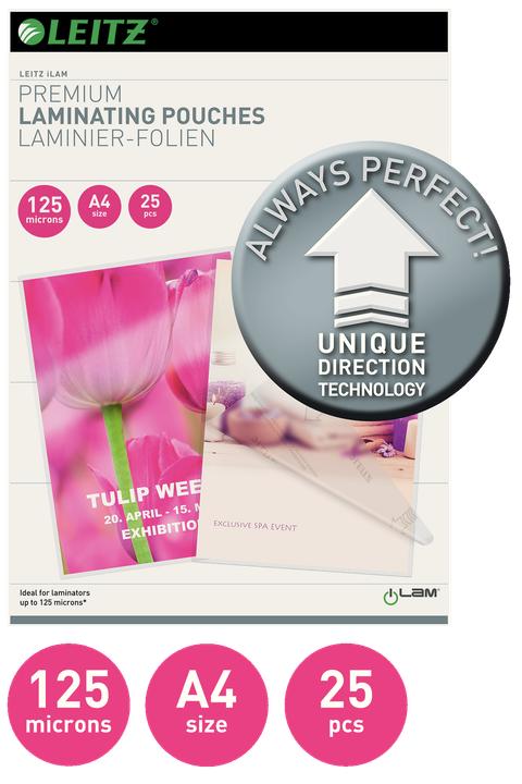 Actual product image Leitz Laminating film (A4, 25 Piece, 125 µm)