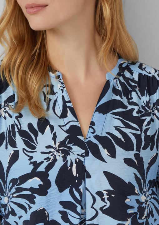 Immagine prodotto s.Oliver Bluse Viskosemix-Bluse im Relaxed Fit mit Raffung (48)