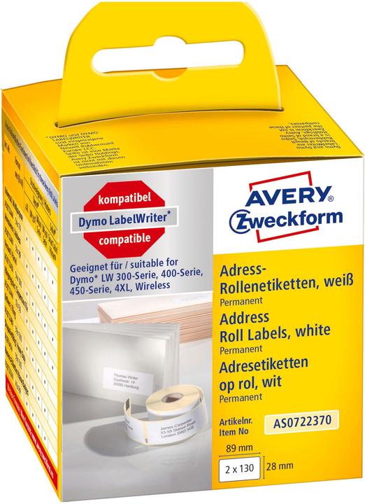 Produktbild Avery Rollenetiketten