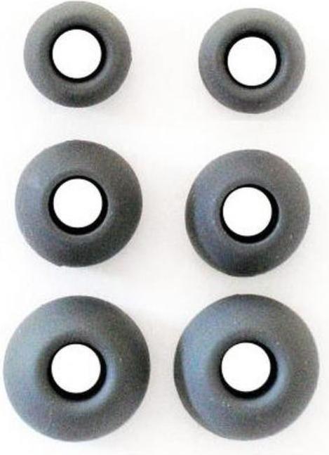 Produktbild Partner Telecom Wired headphones OEM Rubbers for earphones (3 size in set) black