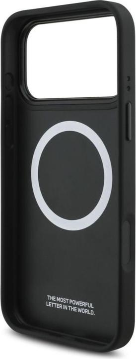 Produktbild BMW Case M Perforated Stripe Logo MagSafe for iPhone 17 Pro Max gray (Apple iPhone 17 Pro Max)