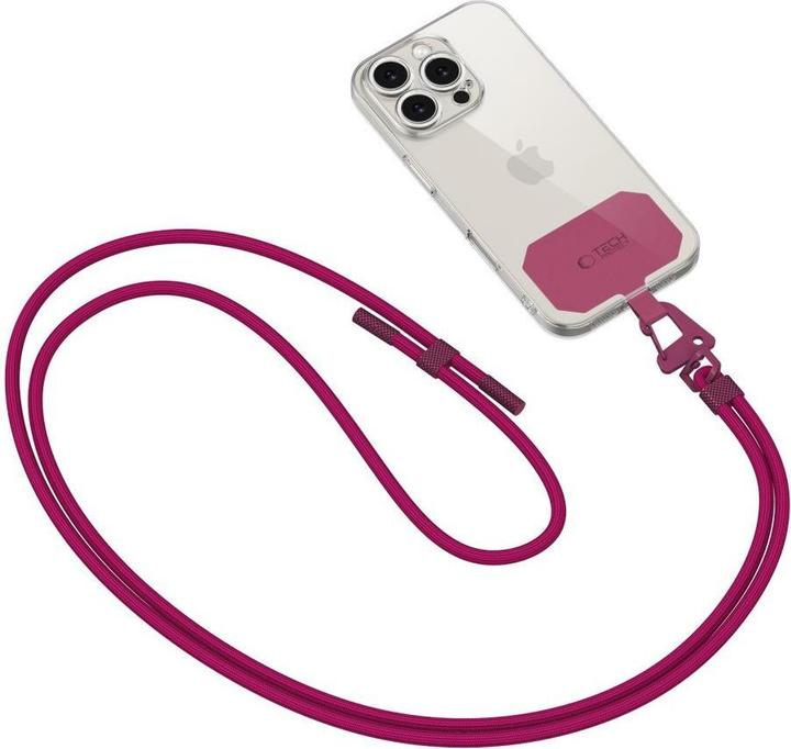 Produktbild Tech-Protect C5S Rope Crossbody Strap Leash - Burgundy