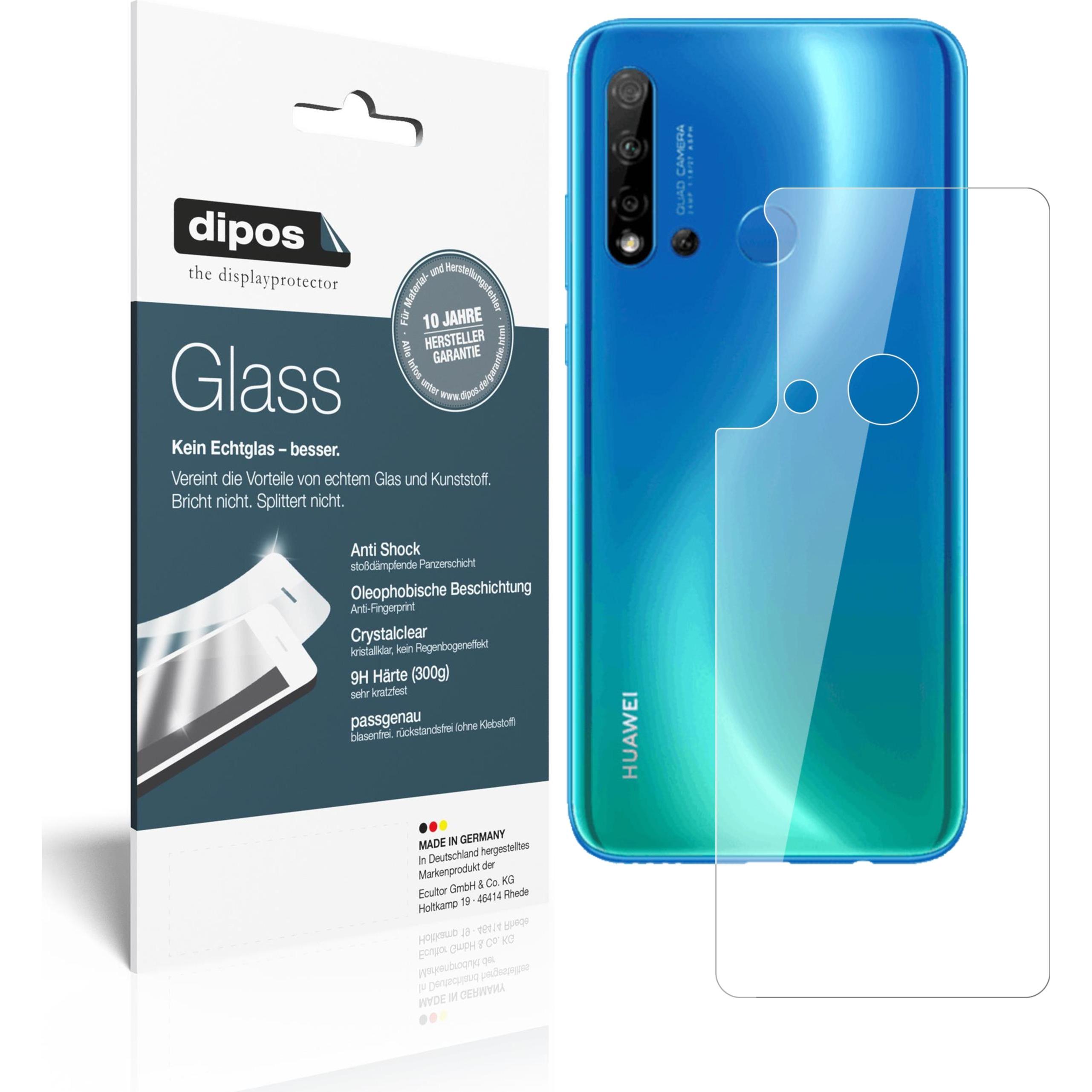 Dipos Displayschutz Anti-Shock (2 Stück, Huawei P20 Lite (2019)), Smartphone Schutzfolie, Transparent