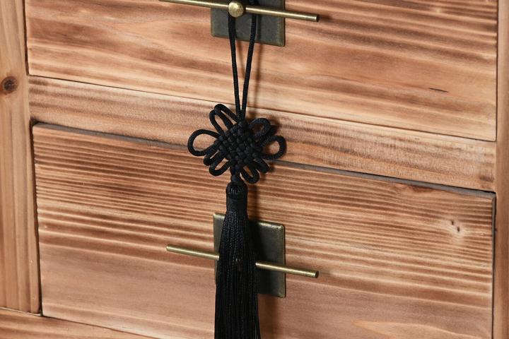 Produktbild Esprit Console Home Black Fir MDF Wood 64 x 26 x 83 cm