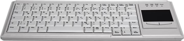 Produktbild Active Key Industry 4.0 Compact Ultraflat Touchpad Keyboard USB Light Grey (DE, Kabelgebunden)