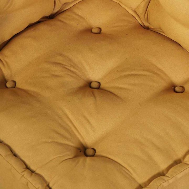 Actual product image vidaXL Modul-Poufs 4er Set Gelbes Gewebe