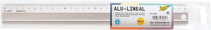 Produktbild Folia Aluminiumlineal, 30cm (30 cm, Aluminium)