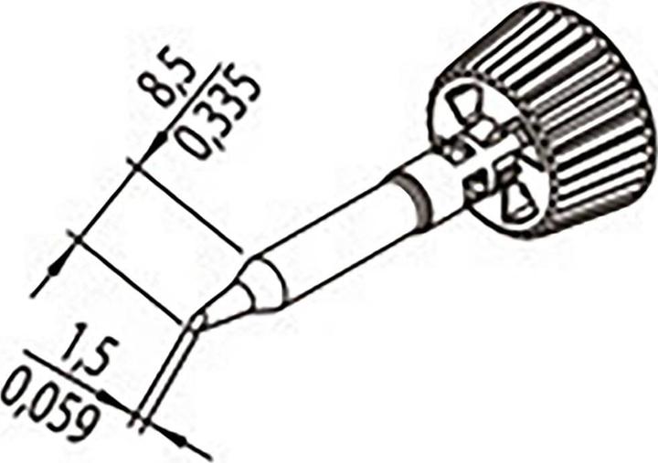 Produktbild 0142ADLF15/SB Lötspitze Spitzen-Grösse 1.50 mm Inhalt 1 St. (Lötspitze)