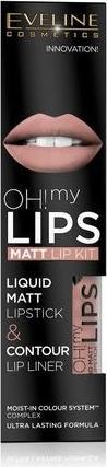 Immagine prodotto Eveline Rossetto Oh My Lips 4,5 ml + matita 08 Lovely Rose (08 Bella Rosa)