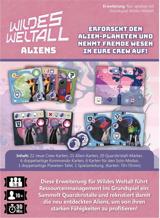 Image du produit Board Game Circus Aliens : l'espace sauvage (Allemand)