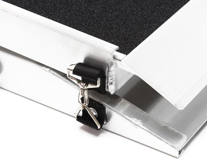 Immagine prodotto Wiltec Rampa pieghevole per cani 244x38cm 122x38cm 115kg Rampa per animali domestici in alluminio (Cane, Pieghevole)