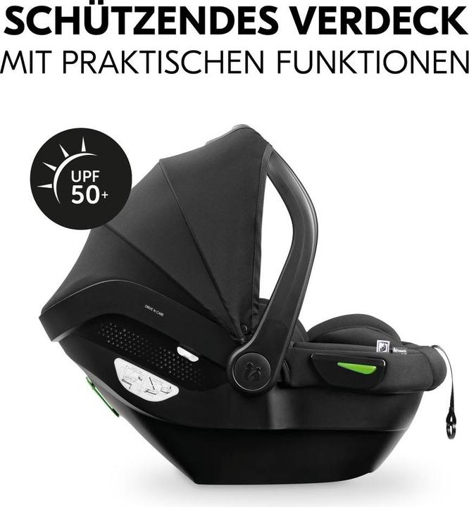 Actual product image Hauck Babyschalen-Set Drive N Care Set i-Size (40 (Baby car seat, ECE R129/i-Size Standard)