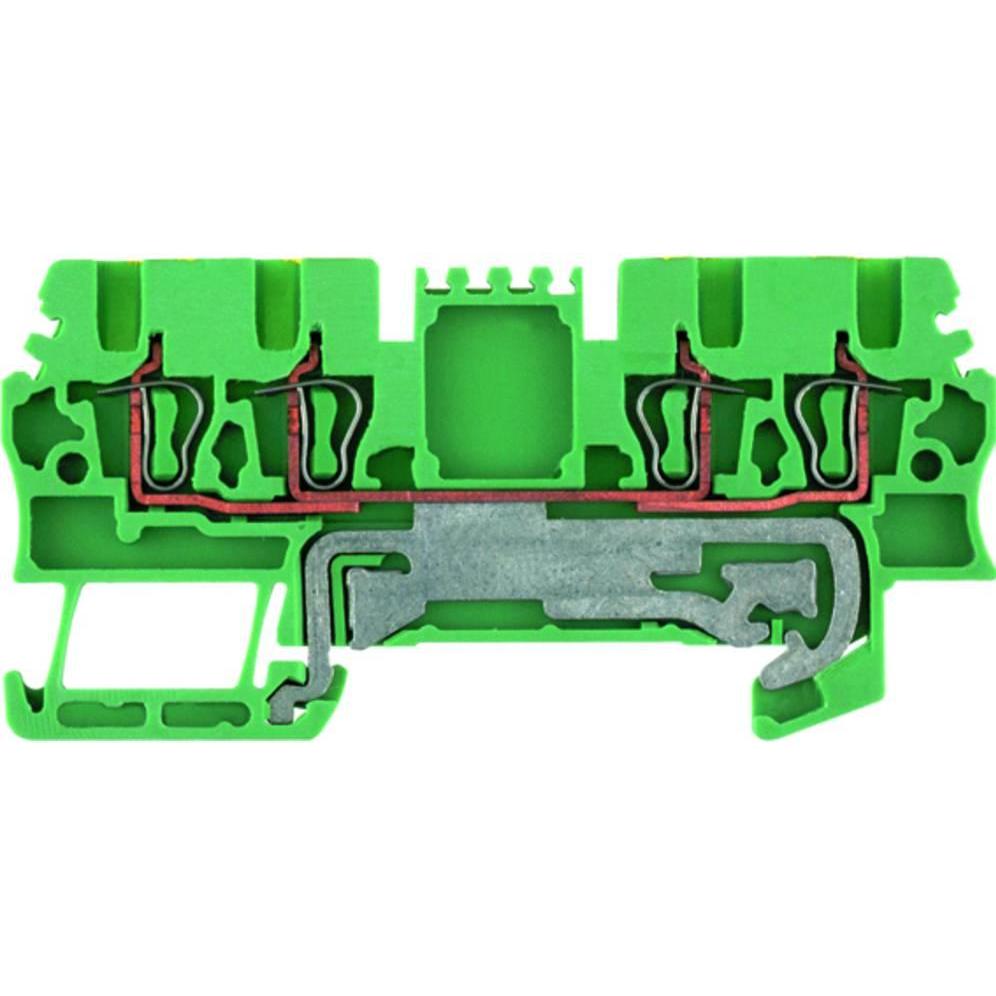 Weidmüller Z-series, PE terminal,ZPE 1.5/4AN, Accessori di elettronica + Alloggiamento, Verde, Giallo