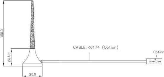 Image du produit Varia Antenne GSM 3 dBi avec base magnétique Prise FME (GSM)