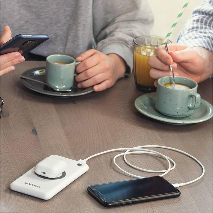 Productafbeelding Varta Draadloze Power Bank + Oplaadkabel (20000 mAh, 20 W, 74 Wh)