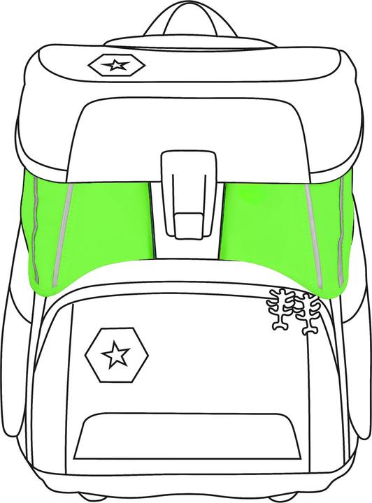 Immagine prodotto Step by Step Neon Pull-Over für alle Schulranzenmodelle ausser CIRCLE, Grün