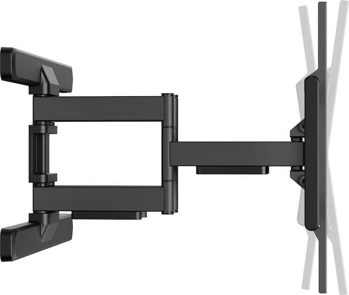 Immagine prodotto equip Supporto a parete 43"-100"/1TFT 60kg inclinazione a 2 snodi bw (Muro, 100", 60 kg)