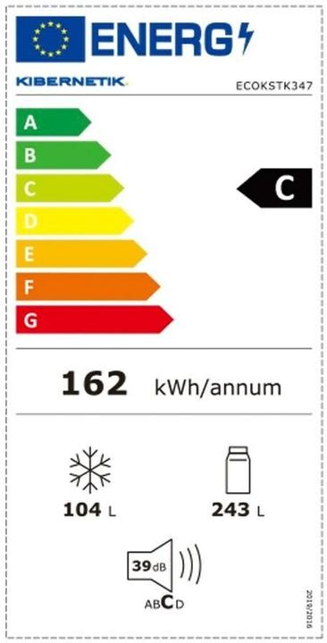 Energy Label Kibernetik ECOKSTK347 (347 l)