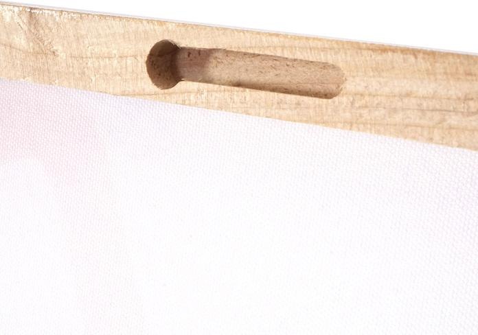 Produktbild Swisshandel24 Leinwandbild, Wandbild Keilrahmenbild Kunstdruck, 7-teilig 140x50cm - Pfau (140 x 50 cm)