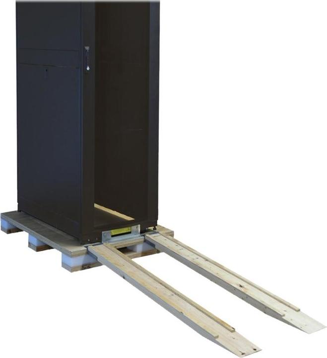 Actual product image Eaton 25U SmartRack Standard-Depth Half-Height Rack Enclosure Doors Side Panels Shock Pall (25 RU, 19 inch rack)