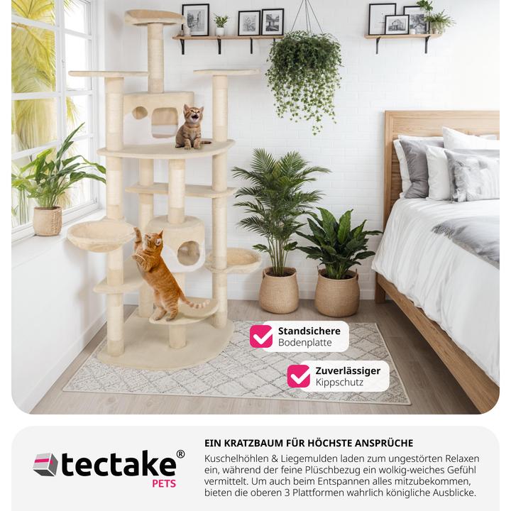 Image du produit tectake Fippi (201 cm, Beige, Blanc)