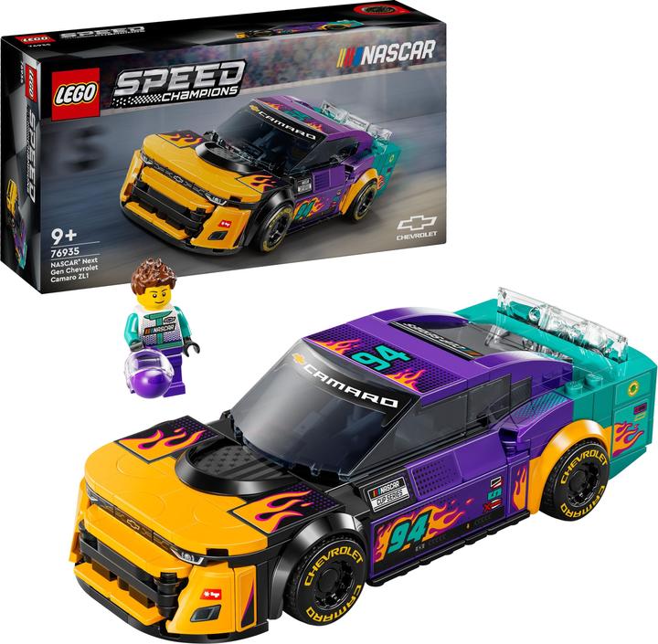 Image du produit LEGO NASCAR Next Gen Chevrolet Camaro ZL1 (76935, LEGO Speed Champions)