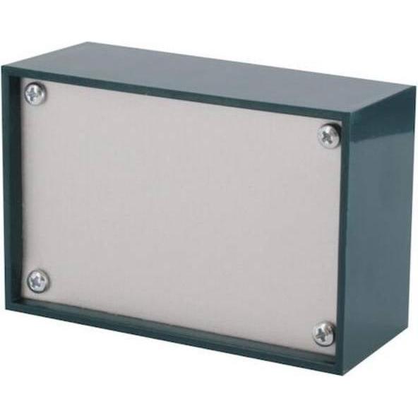 Thumbnail - Teko Kunststoff-Kleingehäuse mit Alu-Frontplatte (Gehäuse), Elektronikzubehör + Gehäuse, Blau, Grau