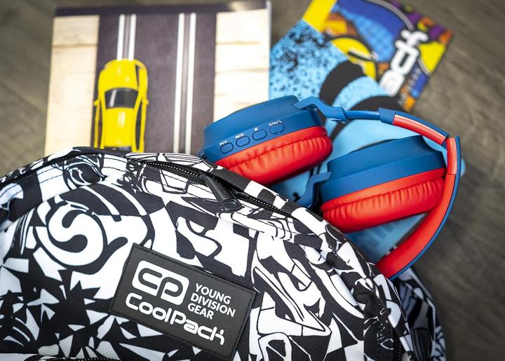 Produktbild PowerLocus Wireless Headphones Buddy Kids (Navy Red)