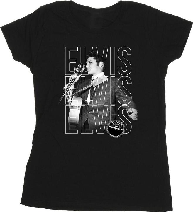 Produktbild Elvis Triple Logo Portrait TShirt (S)