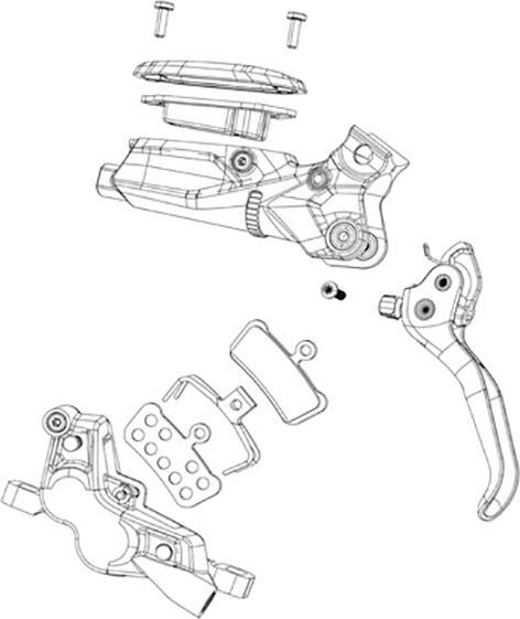 Actual product image Sram Disc Brake Lever - G2 RSC (A2)